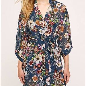 Anthropologie Flora Nikrooz floral kimono